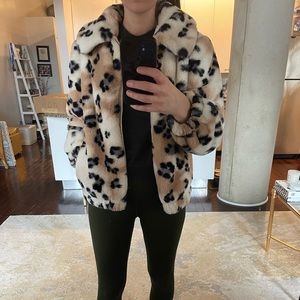 Rebecca Taylor Cheetah Fur Coat